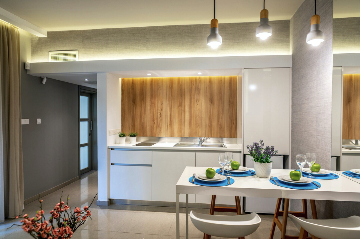 kitchen - one bedroom garden view suite