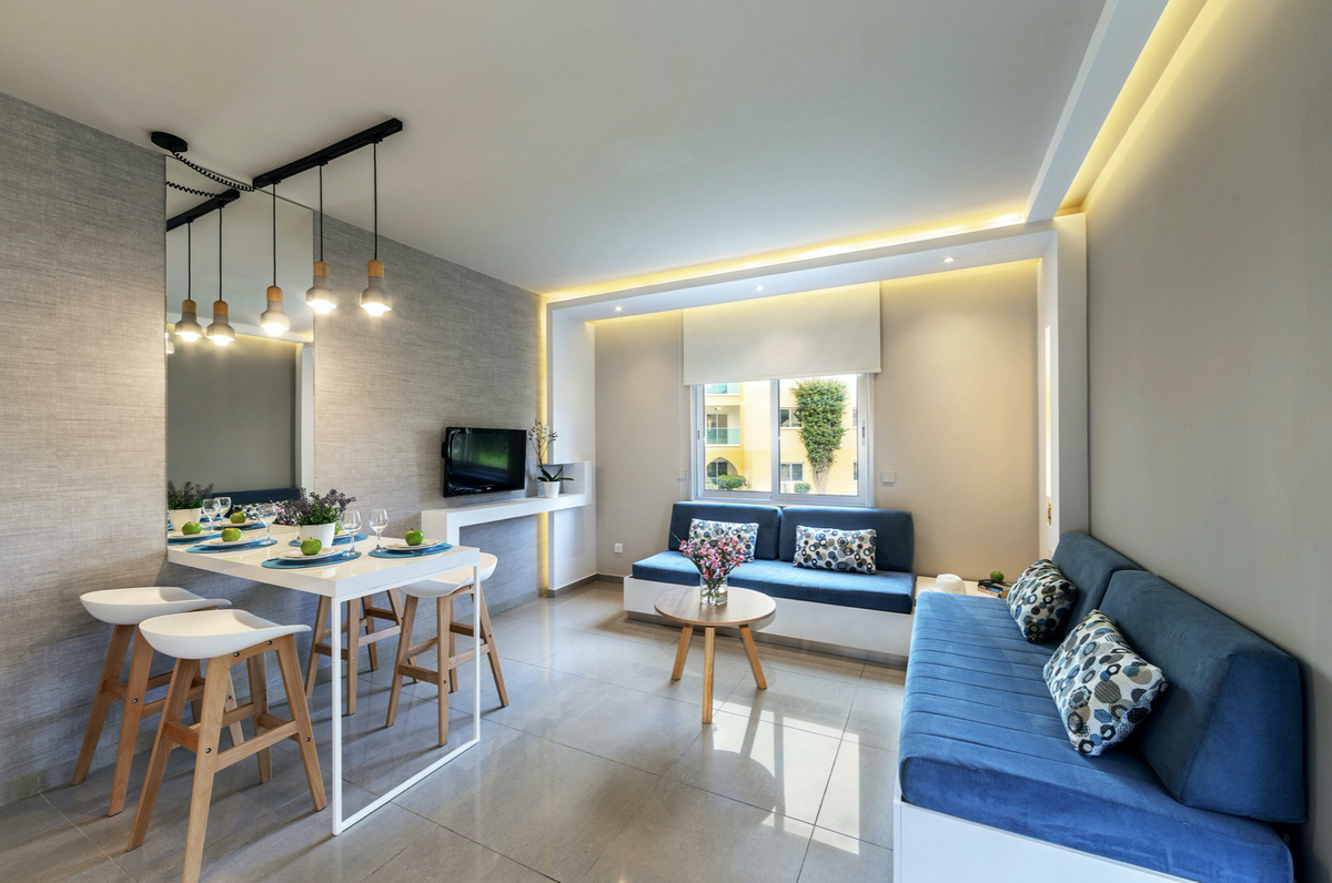 Sitting area - one bedroom garden view