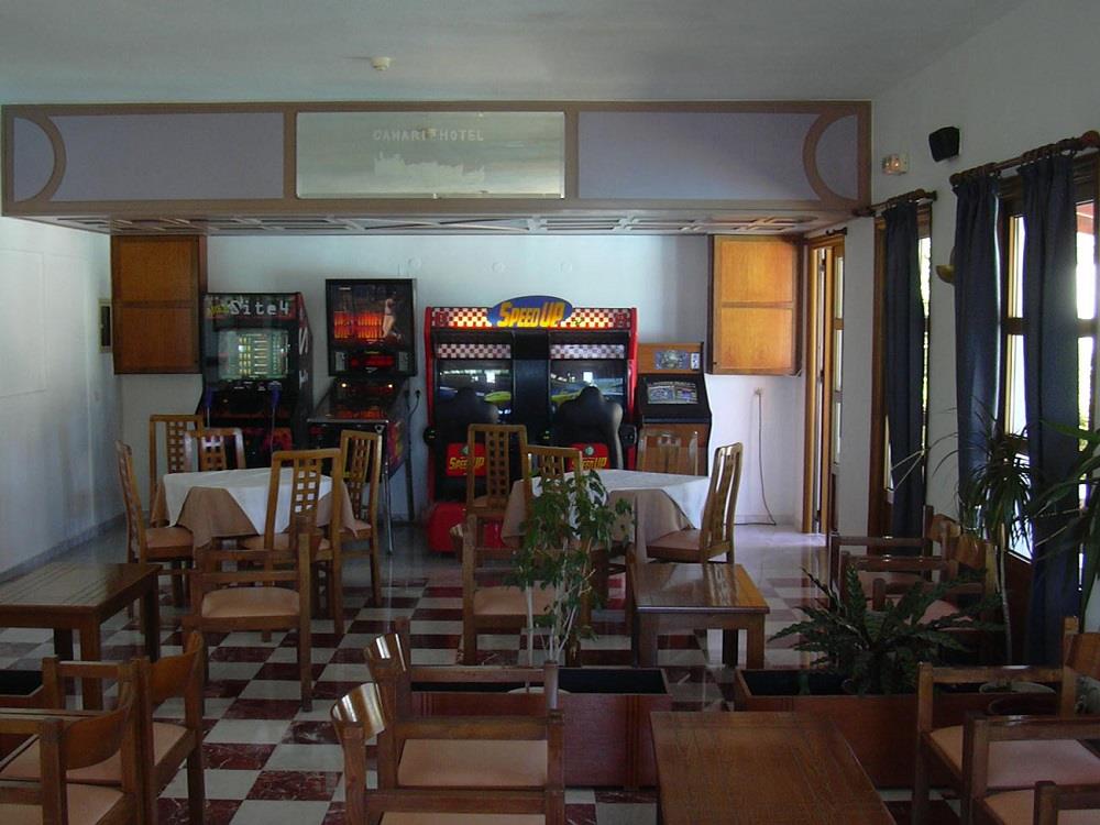 play room and restaurant interior