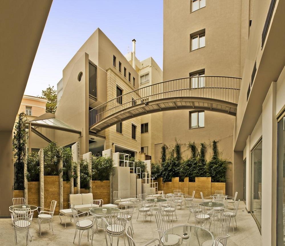 exterior dining area