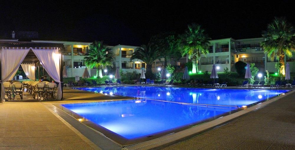 pool by night