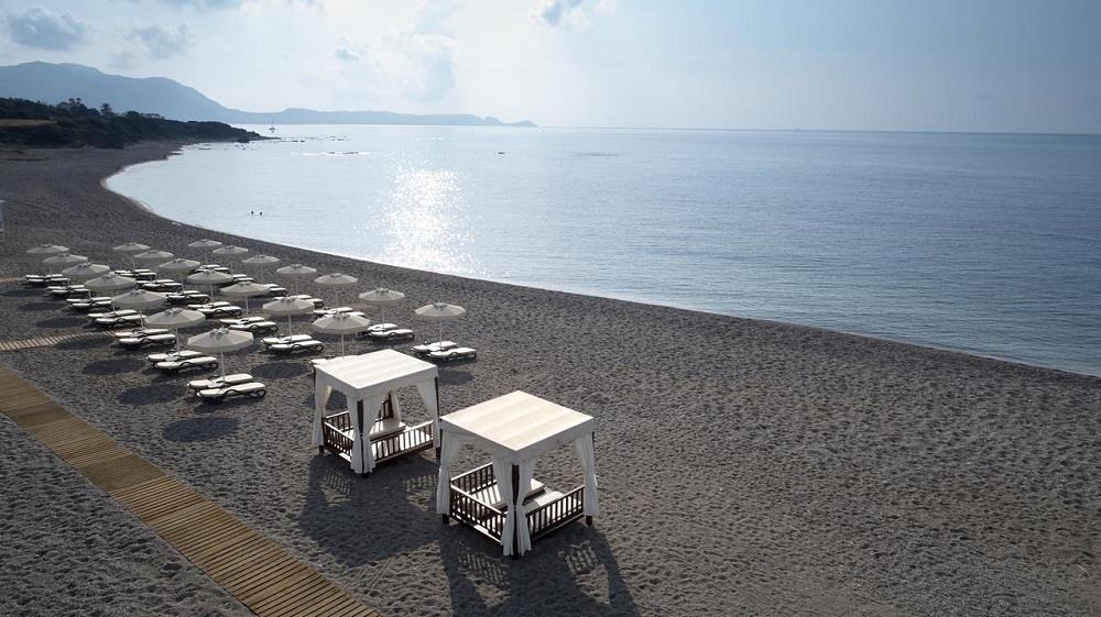 private beach