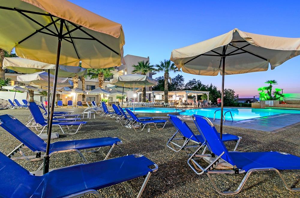 sunbeds and umbrellas